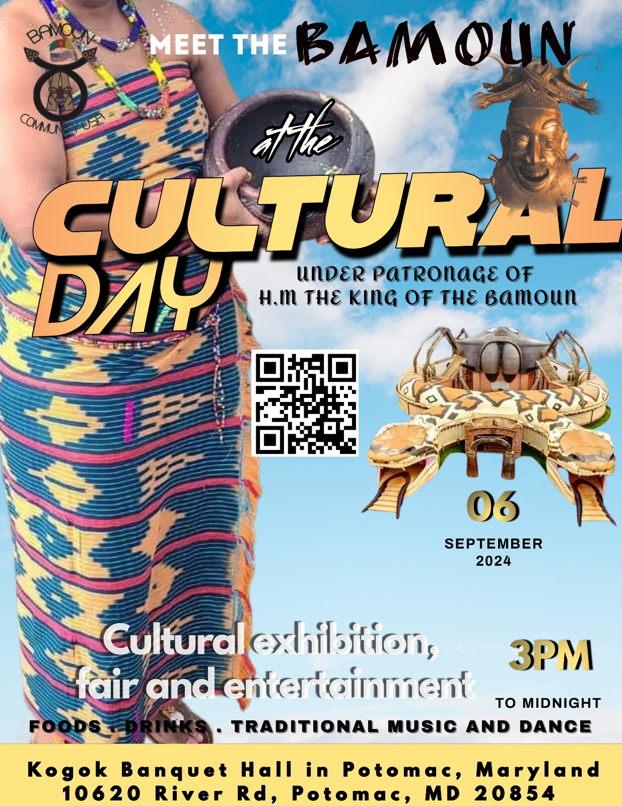 Visite du Sultan Roi Bamoun aux USA, septembre 2024